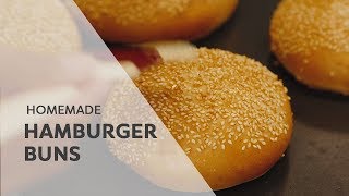 Howto make Homemade Hamburger Buns with Recipe  RATIONAL SelfCookingCenter [upl. by Meaghan]