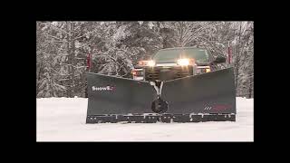 SnowEx HDV Plow V snow plow flared wing 85 amp 95 Stainless too [upl. by Ynot]