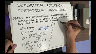 ORTHOGONAL TRAJECTORIES  Application of First Order Differential Equation [upl. by Arie]