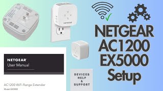 Setting up Netgear AC1200 EX5000 Wifi Extender  Netgear EX5000 Manual [upl. by Glover]