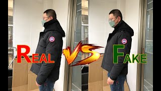 Real vs Fake Canada Goose Macmillan Parka Down Jacket [upl. by Leahcimaj571]