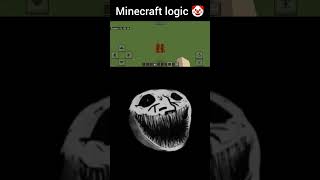 Minecraft logic 🤡 minecraft minecraftshorts [upl. by Duthie449]