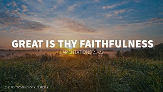 Great Is Thy Faithfulness  Greg Albritton [upl. by Suiluj]