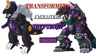 TRYPTICON Evolution in Cartoons and Video Games 19862021  Transformers [upl. by Ahsitan]