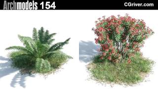 Evermotion Archmodels Vol 154  PhotoRealistic Gardens  CGrivercom [upl. by Leahsim]