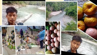 Zinki river and Tsengaki joined amp Sanphure bazar [upl. by Corvin]