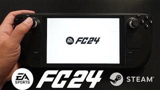 EA Sports FC 24 Gameplay On Steam Deck [upl. by Donnelly]