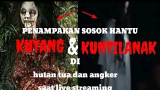 APPEARANCE OF THE GHOST FIGURES OF KUYANG AND KUNTILANAK IN THE Haunted FOREST [upl. by Nnaihs]