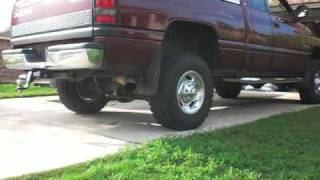 2001 Dodge Ram 2500 Muffler  Resonator Delete [upl. by Reidar]