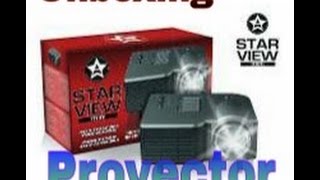 Unboxingproyector Star View mini [upl. by Lzeil217]