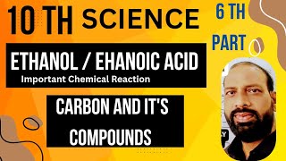 10 Th Science Chapter 4 Carbon And Its CompoundsChemical Properties of Carbon CompoundsImportant [upl. by Kempe171]