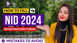 How to Fill NID 2024 Registration Forms  Complete guide to register for NID 2024 [upl. by Euqinehs]