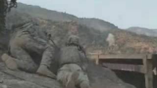 Afghanistan Combat Footage Korengal Valley Engagement [upl. by Enneibaf]