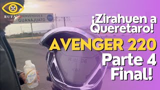 Final inesperado  De Zirahuen a Queretaro  En la Bajaj Avenger220  Ruta3D [upl. by Hasseman320]