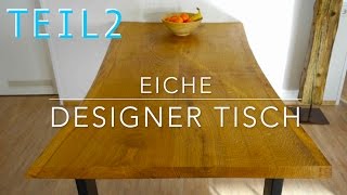 Teil 2 DIY Tischfuß für Designertisch  Anleitung  ★MrHandwerk ★ [upl. by Aticilef]