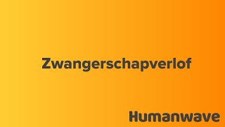 Humanwave Tutorial  Zwangerschapsverlof [upl. by Wixted101]