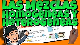 ⚗ MEZCLAS HOMOGÉNEAS y HETEROGÉNEAS  Química [upl. by Herodias962]