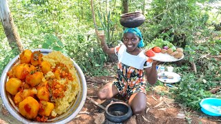 cooking most appetising mealAfrican village life [upl. by Shannen947]