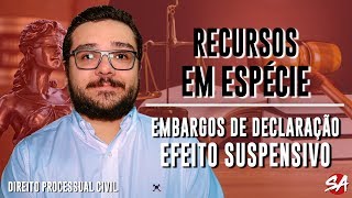 Embargos de declaração  Processo penal [upl. by Darra]