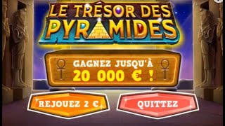 JEU FDJ LE TRÉSOR DES PYRAMIDES  TROISIÈME VOLET [upl. by Watson]