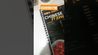 Hotel Menu Books Printing printingservices menusimple [upl. by Yurt]