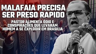 EXPLOSÃO EM BRASÍLIA MALAFAIA ATACA MORAES E INCITA ÓDIO E VIOLÊNCIA [upl. by Nadean]