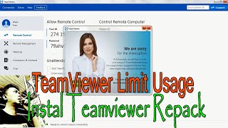 TeamViewer Limit Usage Problem Solved by Repack  Teamviewer Commercial Use [upl. by Hunger]