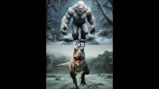 Yeti vs T Rex vs Gaint Creatures Godzilla Wendigo King Kong Werewolf Dainasour mammoth alien [upl. by Neala]