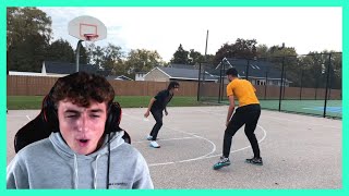 Sergio Nanun vs Rapper Yung Trench 1v1 Basketball Game REACTION [upl. by Hazeefah923]