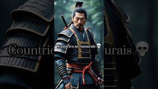 Countries as Samurais 😱🧬samurai midjourney midjourneyai aiart ai fusion [upl. by Eneluqcaj179]