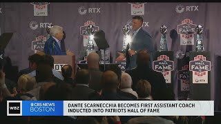 Mike Vrabel Dante Scarnecchia inducted into Patriots Hall of Fame [upl. by Paule]