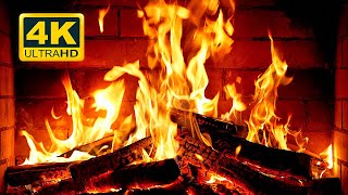 🔥 Cozy Fireplace 4K 12 HOURS Fireplace with Crackling Fire Sounds Crackling Fireplace 4K [upl. by Hescock]