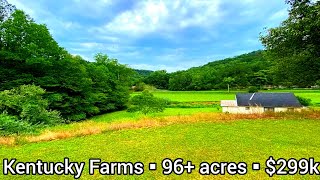 Kentucky Cheap Farmhouse For Sale  Kentucky Farms For Sale  299k  96 acres  Kentucky Land [upl. by Onfre3]