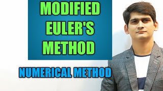 Modified Eulers method Eulers modified method in Hindi  Eulers modify method [upl. by Nilad]