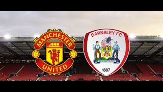 Manchester United 70 Barnsley  LIVE TRACKER  CARABAO CUP 202425 [upl. by Nnylamme147]