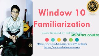 3 Window 10 Familiarization and Settings Part 1 MS OFFICE COURSE [upl. by Leakcim572]