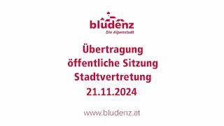 Stadtvertretungssitzung 21112024 [upl. by Morris]