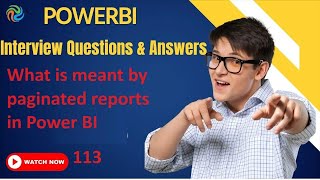 What is meant by paginated reports in Power BI Power BI interview questions and answers [upl. by Ashely]