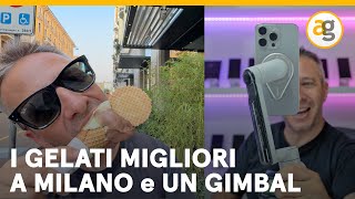 RECENSIONE Insta360 FLOW PRO e I 5 GELATI MIGLIORI di MILANO [upl. by Yadahs921]