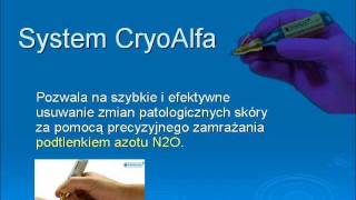 Aparat do kriochirurgii CryoAlfa  dermatologia estetyczna [upl. by Ivory]