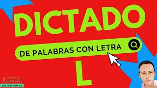 DICTADO LETRA L [upl. by Fahland]