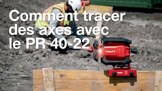 Comment construire un axe avec le 1er laser rotatif Nuron PR 4022 [upl. by Susan]