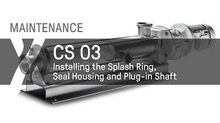 Maintenance CS  03  Installing the Splash RingSeal HousingandPlugin Shaft [upl. by Fan]