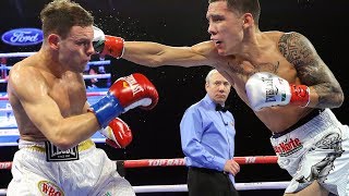 Oscar Valdez Knocks Out Tommasone Retains Featherweight Title [upl. by Sifan]