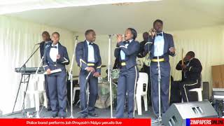 Police band performs Jah Prayzah’s Nziyo yerudo live [upl. by Nirrep452]