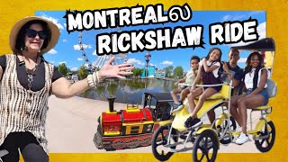 Rickshaw ride  Montreal  Tamil Travel vlog  76 [upl. by Fanchette]