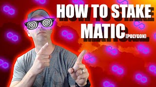 Staking Polygon MATIC in under 7 minutes [upl. by Assenad791]