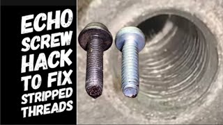 STRIPPED THREADS THIS MECHANICS TRICK  HACK WILL SAVE YOU TIME MONEY AND LOTS OF FRUSTRATION [upl. by Corley718]