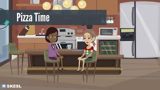 English Conversation Lesson 53 Pizza Time [upl. by Sugna]