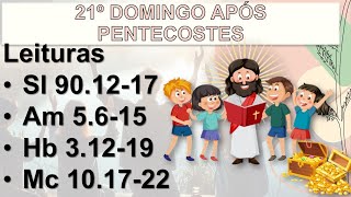 21º DOMINGO APÓS PENTECOSTES [upl. by Aneert]